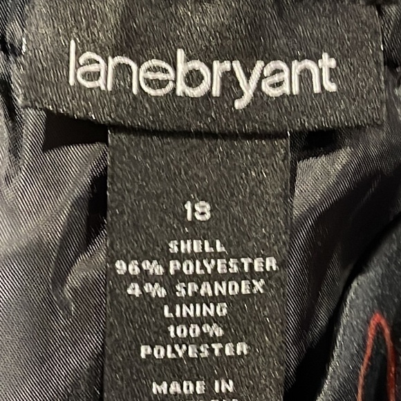 Lane Bryant Floral Structured Bodice A-line Convertible Strap Dress - EUC - Picture 6 of 6